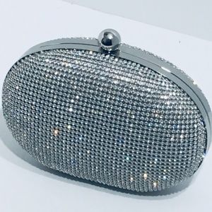 Similar embellished Clutch.